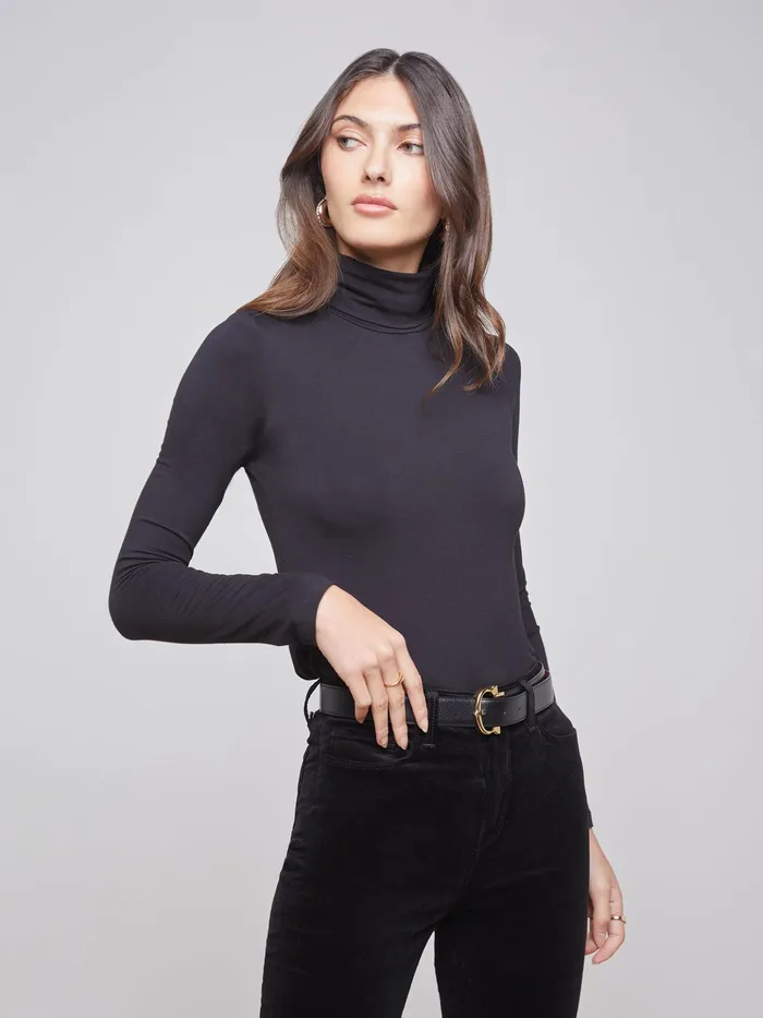 Women L039Agence Tees Lani Turtleneck Black