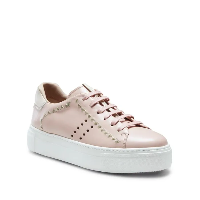 Women Leather Sneakers Nude Fratelli Rossetti Sneakers