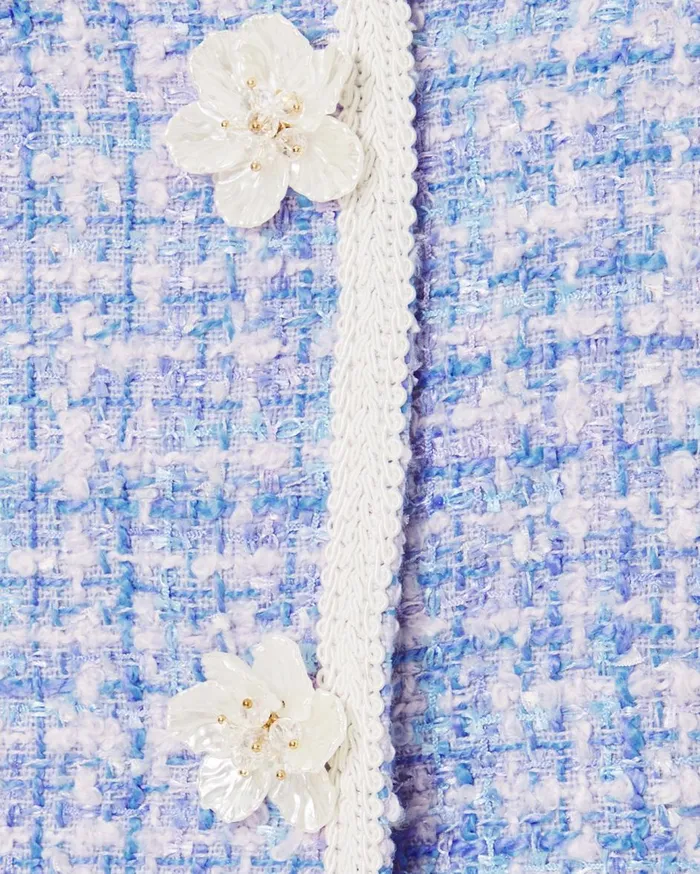 Women Lilly Pulitzer Tops Jaden Jacket Lark Lilac Swirl Boucle Women Lilly Pulitzer Tops Jaden Jacket Lark Lilac Swirl Boucle