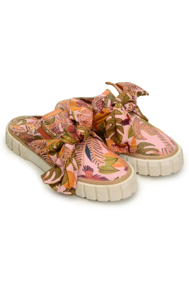 Women Loafers and Mules Farm Rio Summer Dream Mule Sneaker With Bow