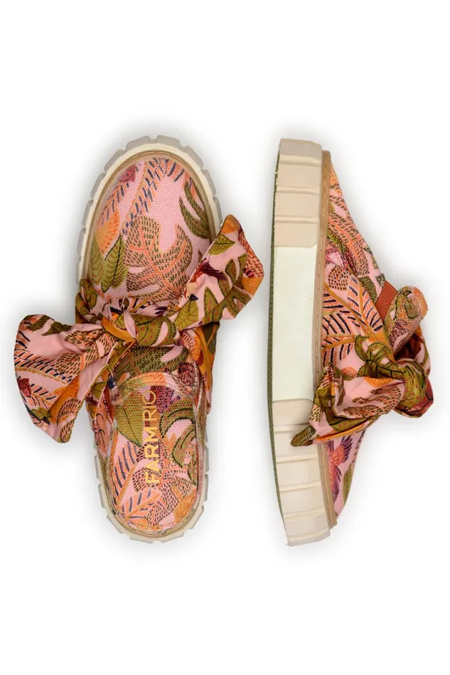 Women Loafers and Mules Farm Rio Summer Dream Mule Sneaker With Bow
