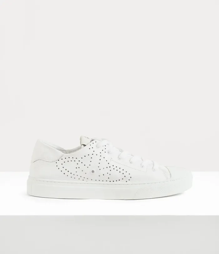 Women Low Top Soft Punch Trainer White Vivienne Westwood Trainers