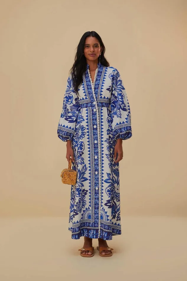 Women Maxi Dresses Farm Rio OffWhite Flora Tapestry Lenzing Ecovero Euroflax Maxi Dress Women Maxi Dresses Farm Rio OffWhite Flora Tapestry Lenzing Ecovero Euroflax Maxi Dress