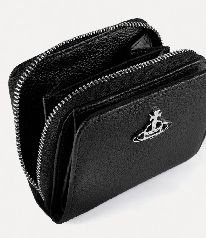 Women Medium Zip Wallet Black Vivienne Westwood Wallets And Purses Women Medium Zip Wallet Black Vivienne Westwood Wallets And Purses