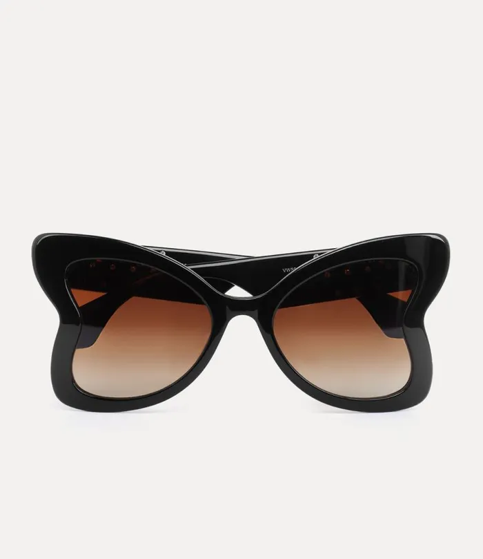 WomenMen Athalia Black Vivienne Westwood Sunglasses WomenMen Athalia Black Vivienne Westwood Sunglasses