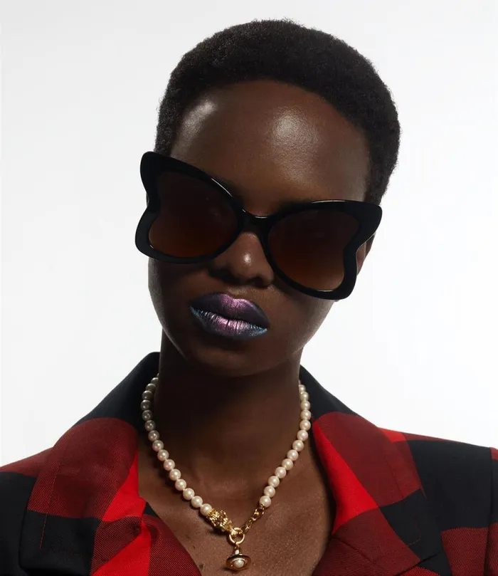 WomenMen Athalia Black Vivienne Westwood Sunglasses WomenMen Athalia Black Vivienne Westwood Sunglasses