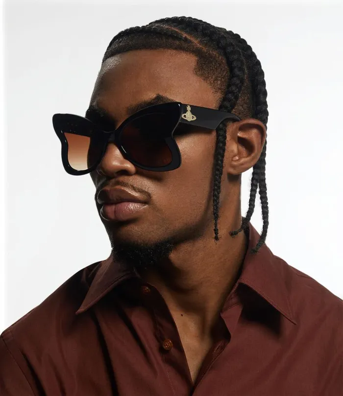 WomenMen Athalia Black Vivienne Westwood Sunglasses WomenMen Athalia Black Vivienne Westwood Sunglasses