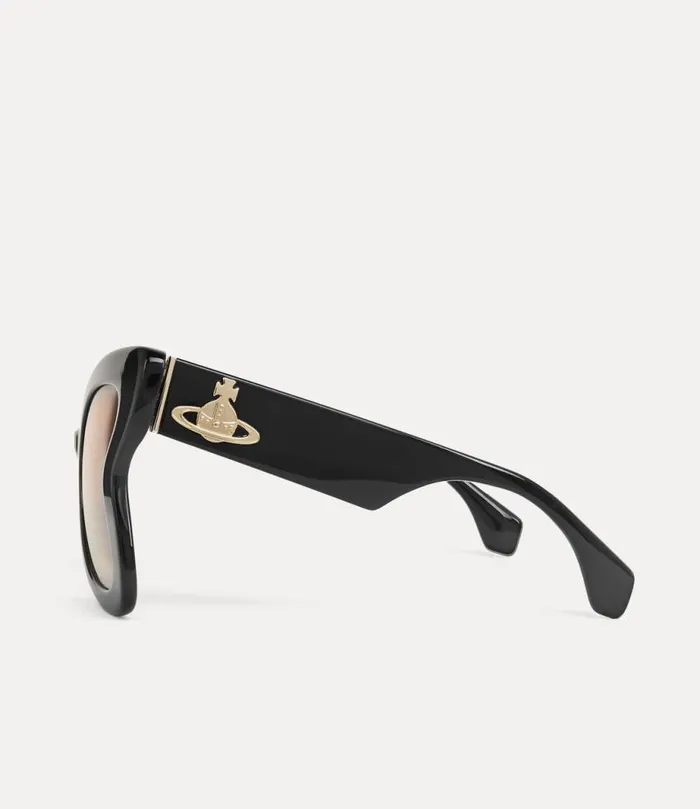 WomenMen Athalia Black Vivienne Westwood Sunglasses WomenMen Athalia Black Vivienne Westwood Sunglasses