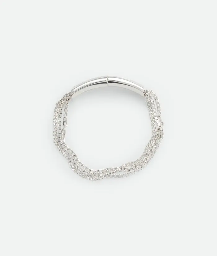 WomenMen Bottega Veneta Bracelets Detail Chain Bracelet Silver