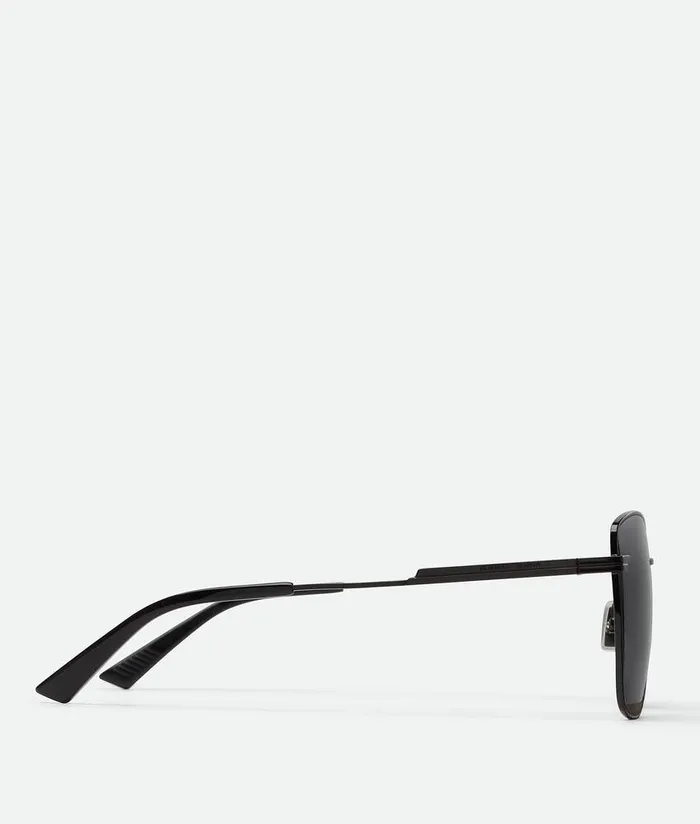WomenMen Bottega Veneta Sunglasses Classic Square Sunglasses Black Grey