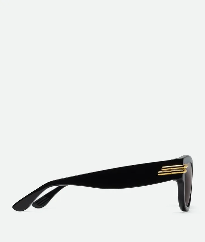WomenMen Bottega Veneta Sunglasses Mitre Square Sunglasses Blackgrey