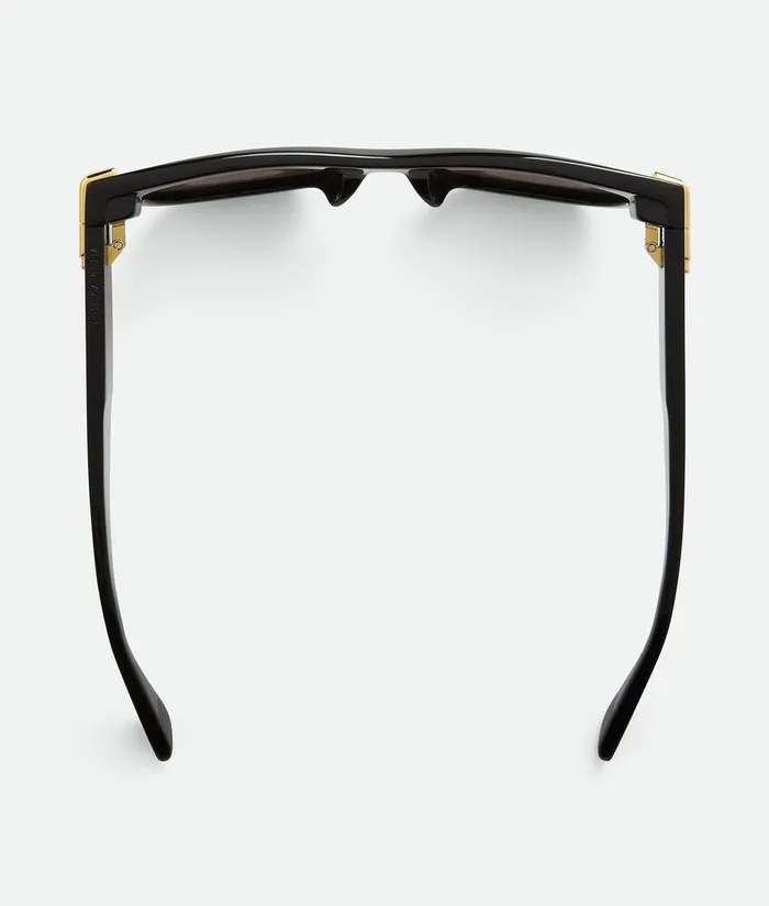 WomenMen Bottega Veneta Sunglasses Mitre Square Sunglasses Blackgrey