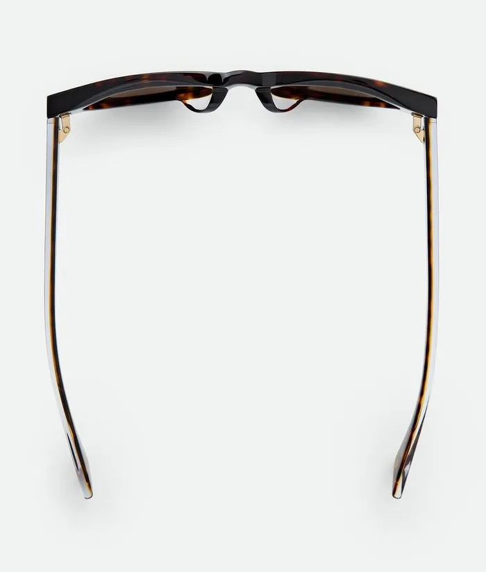 WomenMen Bottega Veneta Sunglasses TriFold Square Sunglasses Havanabrown