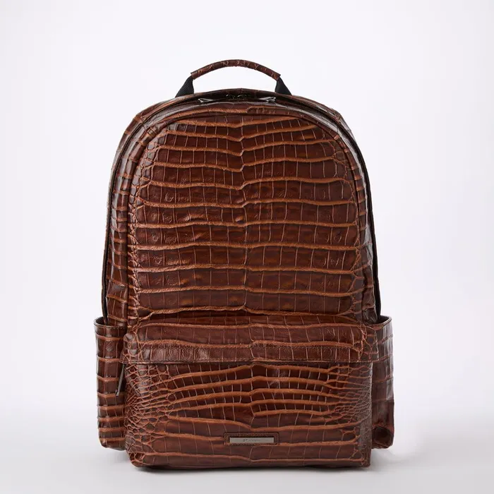 WomenMen Brahmin Backpacks Lucas Backpack Chestnut Baypoint