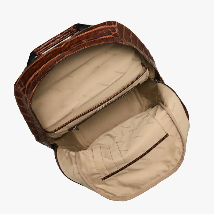 WomenMen Brahmin Backpacks Lucas Backpack Chestnut Baypoint WomenMen Brahmin Backpacks Lucas Backpack Chestnut Baypoint