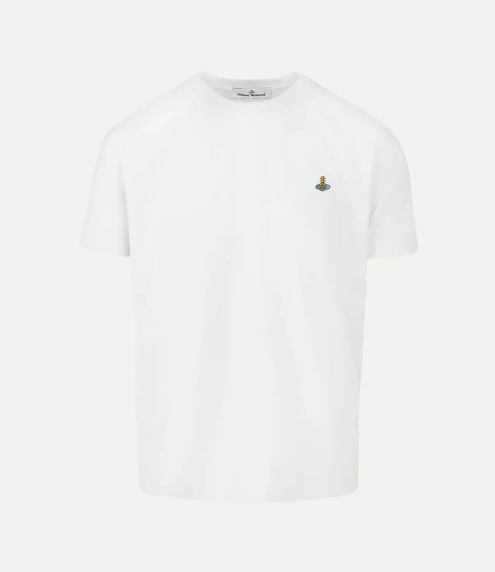 WomenMen Classic TShirt Multicolour Orb White Vivienne Westwood Tops And Shirts