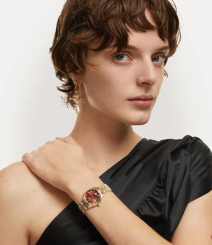 WomenMen Little Camberwell Watch Goldred Vivienne Westwood Watches WomenMen Little Camberwell Watch Goldred Vivienne Westwood Watches