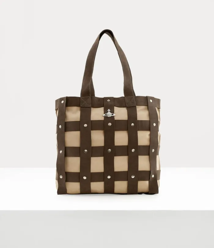 WomenMen Troy Tote Bag Beigebrown Vivienne Westwood Handbags
