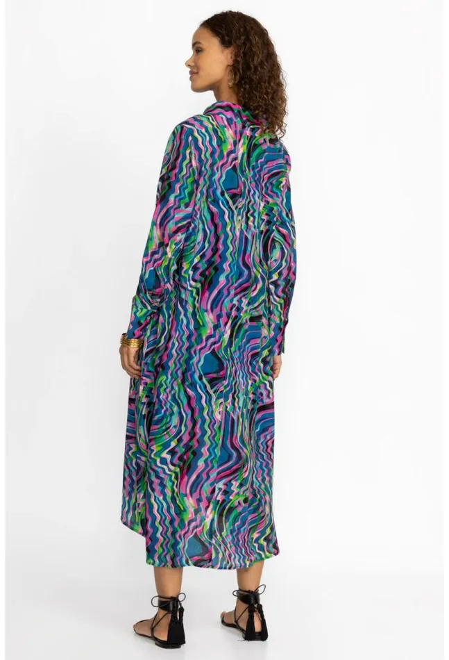 Women Moonwave Henley Dress Moonwave Johnny Was Dresses