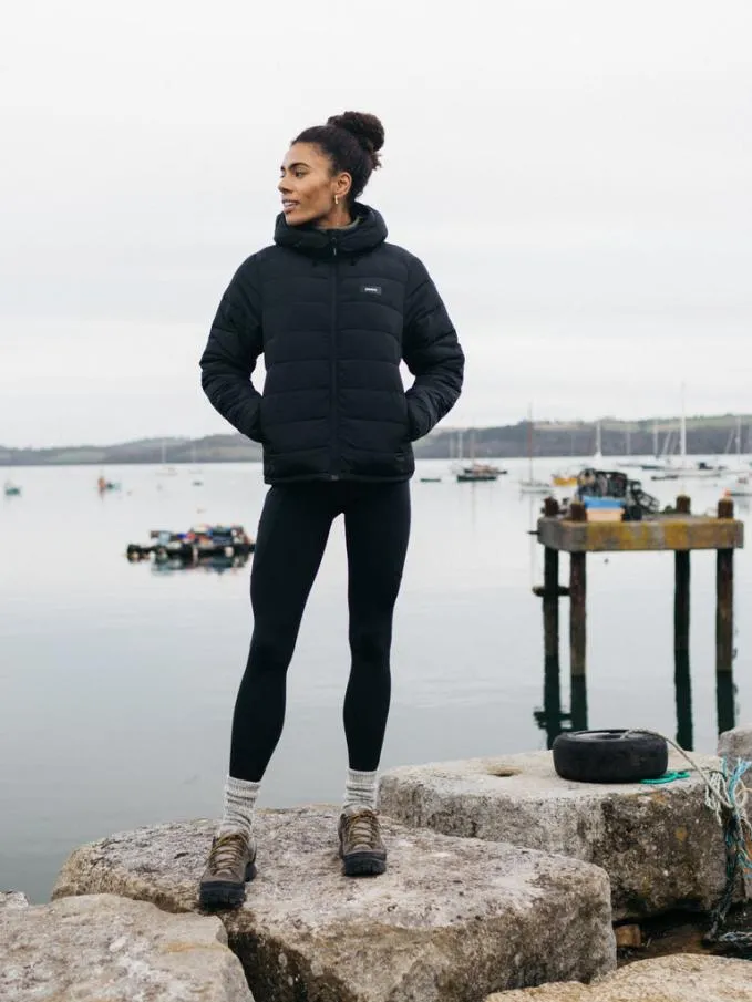 Women Nebulas Insulated Jacket Black Finisterre Jackets Coats and Gilets