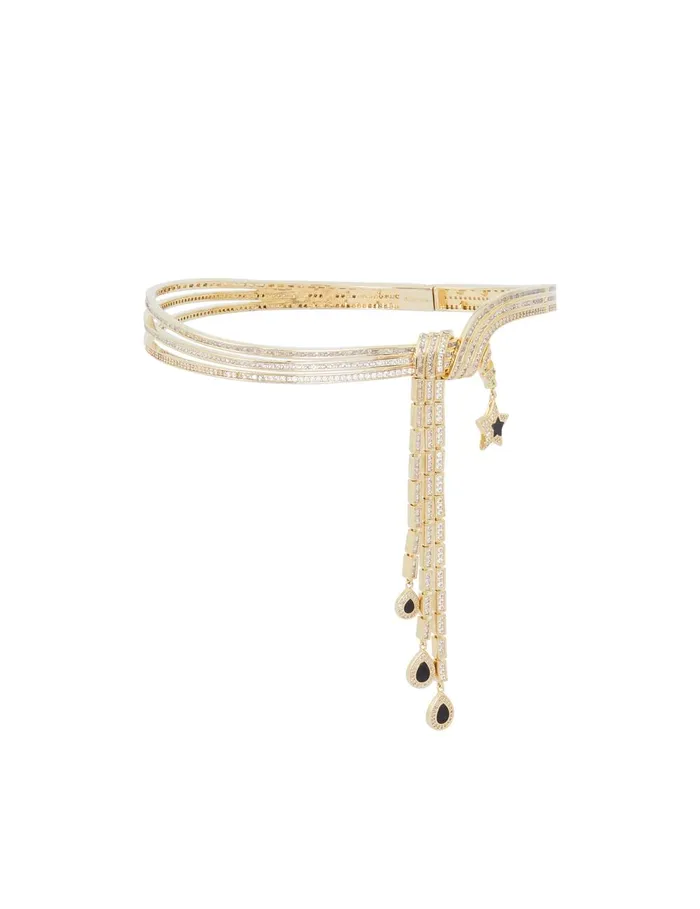 Women Necklaces Zimmermann Stella Necklace Goldblack