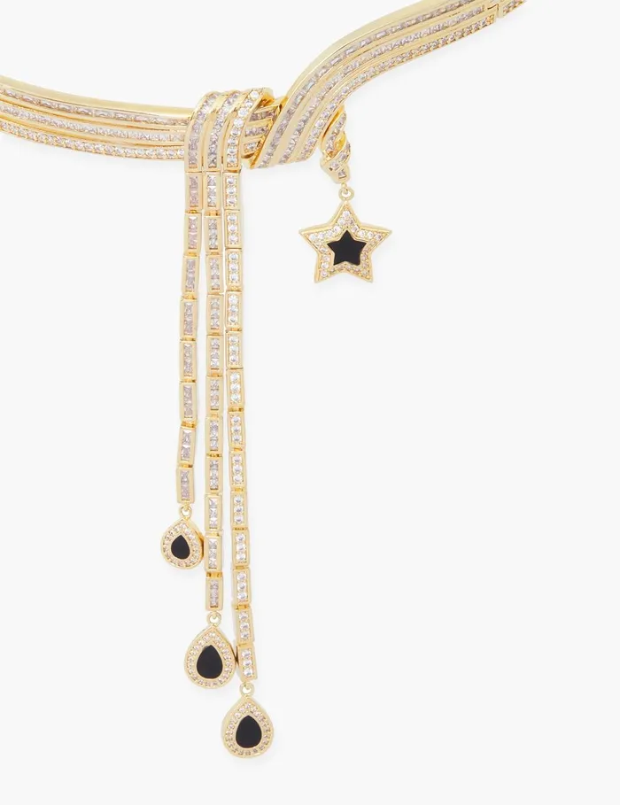 Women Necklaces Zimmermann Stella Necklace Goldblack
