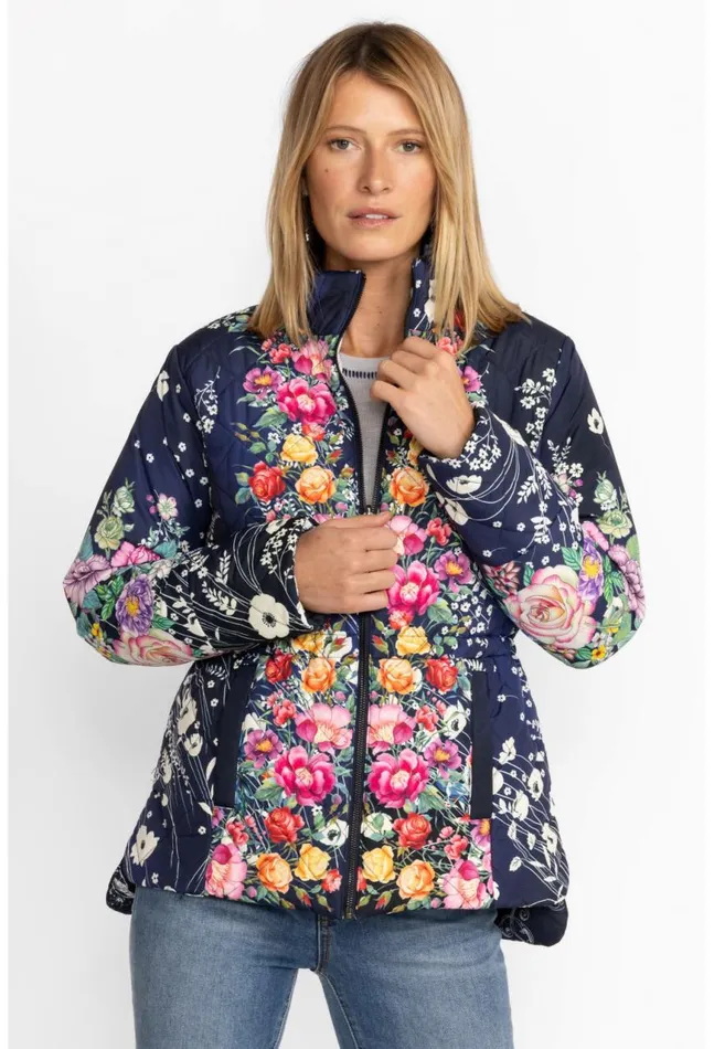 Women Neutra Parka Jacket Multi Johnny Was Outerwear