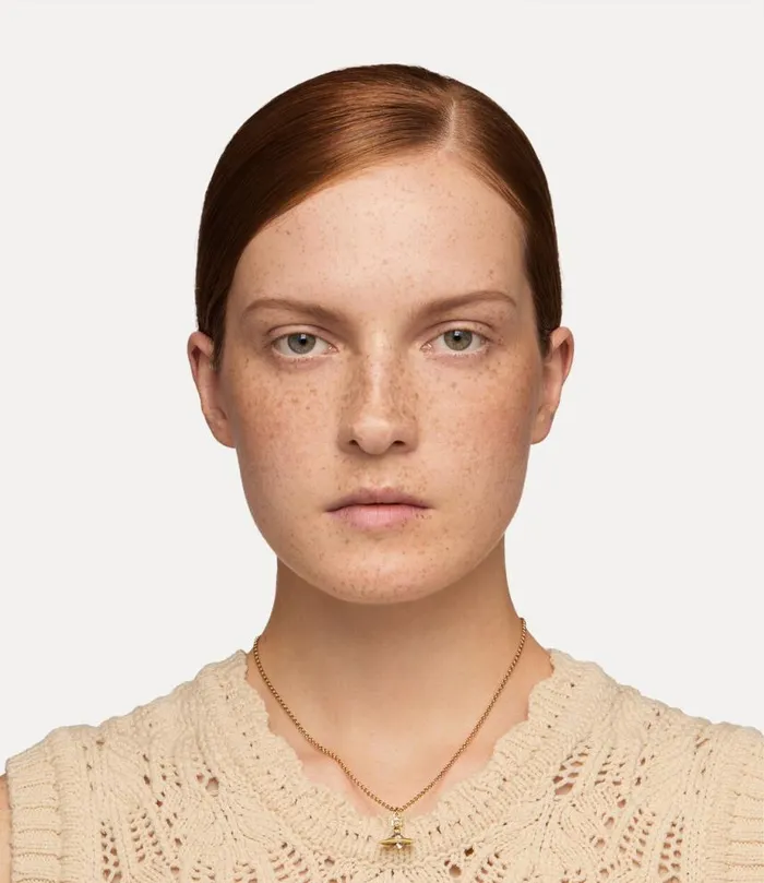 Women New Petite Orb Pendant Necklace Gold Vivienne Westwood Classic Styles Women New Petite Orb Pendant Necklace Gold Vivienne Westwood Classic Styles