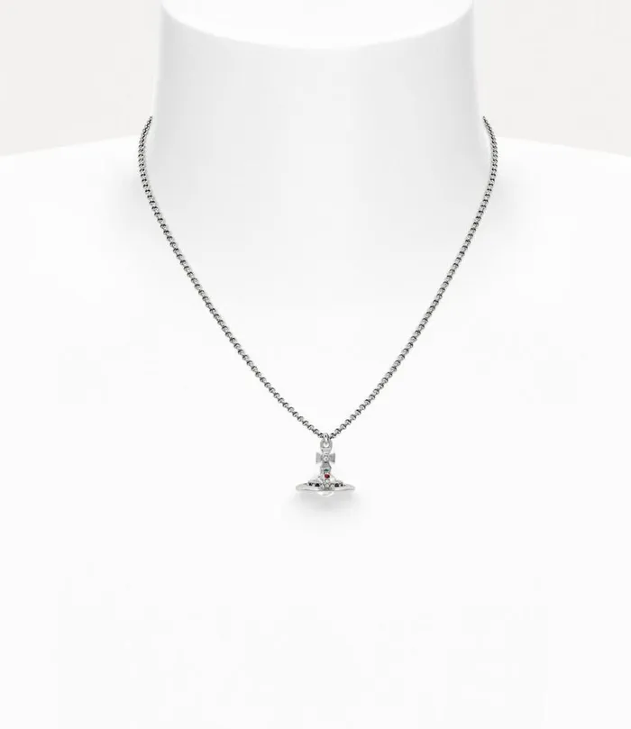 Women New Petite Orb Pendant Necklace Platinum Vivienne Westwood Classic Styles Women New Petite Orb Pendant Necklace Platinum Vivienne Westwood Classic Styles