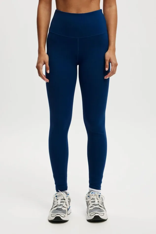 Women Pants Cotton On Active High Waist Core Full Length Tight Navy Peony Women Pants Cotton On Active High Waist Core Full Length Tight Navy Peony