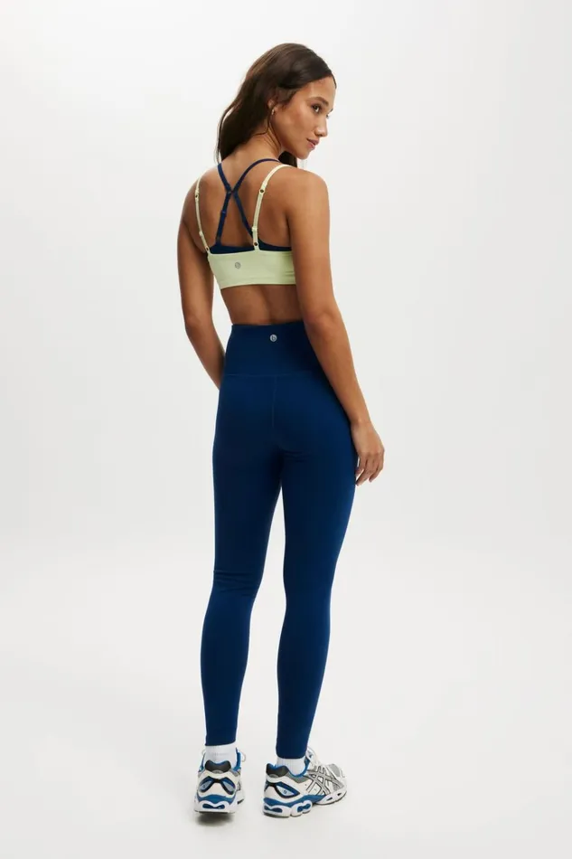 Women Pants Cotton On Active High Waist Core Full Length Tight Navy Peony Women Pants Cotton On Active High Waist Core Full Length Tight Navy Peony