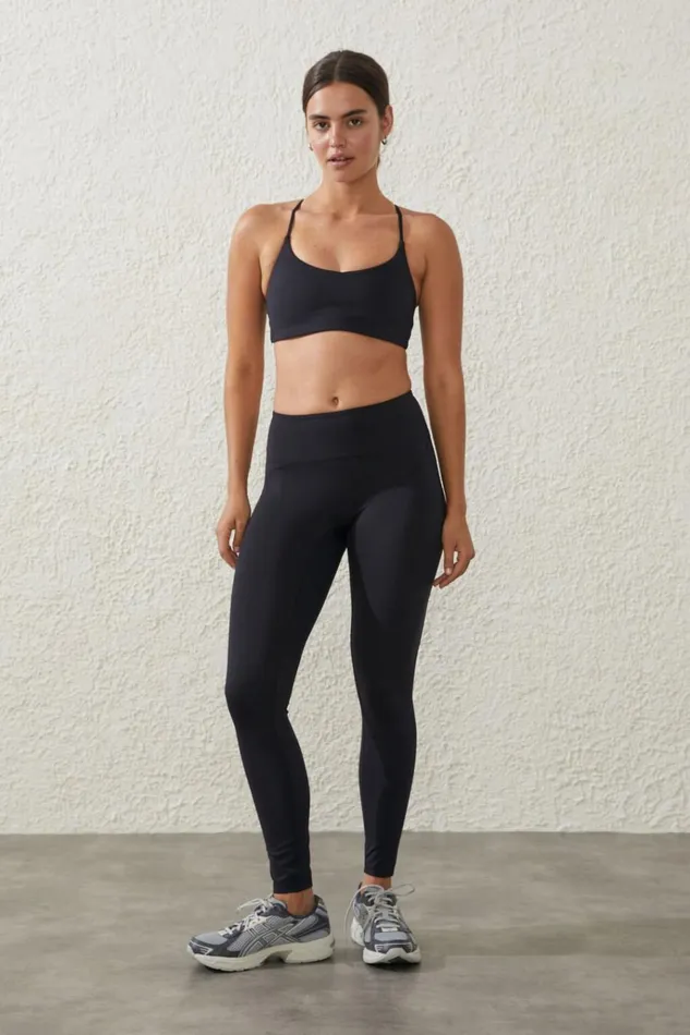 Women Pants Cotton On Ultra Soft Shaped Full Length Tight Black