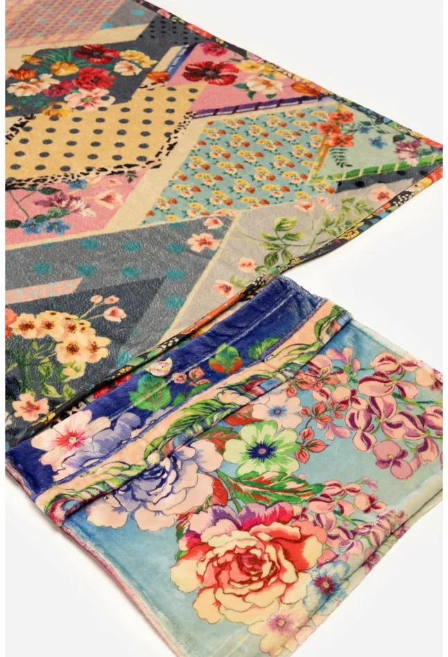 Women Peacock Travel Blanket Peacock Johnny Was Blankets