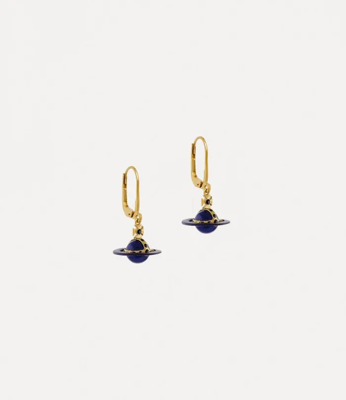 Women Petite Original Orb Earrings Golddarkpurpleopaquejetenamelberryblue Vivienne Westwood Earrings Women Petite Original Orb Earrings Golddarkpurpleopaquejetenamelberryblue Vivienne Westwood Earrings