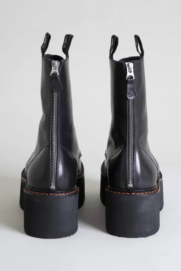 Women R13 Double Stack Boot 8211 Black Boots Women R13 Double Stack Boot 8211 Black Boots
