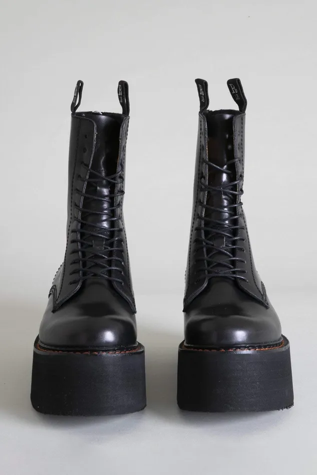 Women R13 Double Stack Boot 8211 Black Boots Women R13 Double Stack Boot 8211 Black Boots