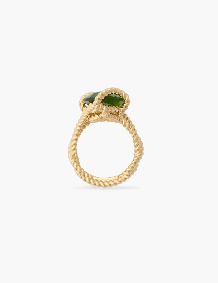 Women Rings Zimmermann Bloom Oval Ring Goldemerald