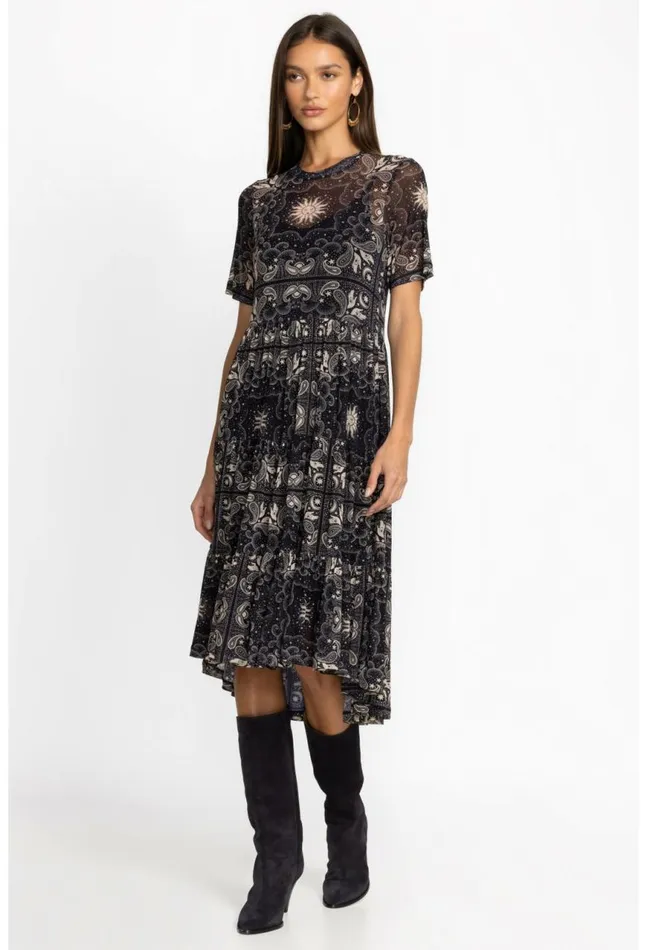Women Runa Mesh Tiered Dress Runa Johnny Was Dresses