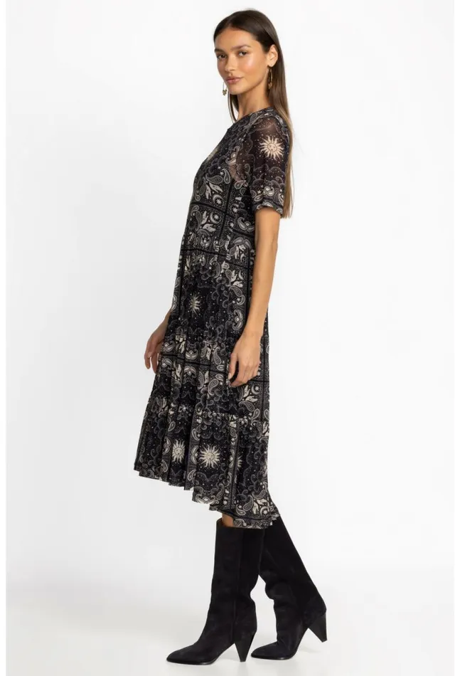 Women Runa Mesh Tiered Dress Runa Johnny Was Dresses