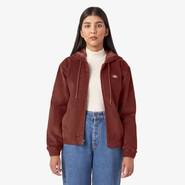 Womens Corduroy Jacket Fired Brick Fired Brick ik9 Women Dickies Coats and Jackets Womens Corduroy Jacket Fired Brick Fired Brick ik9 Women Dickies Coats and Jackets