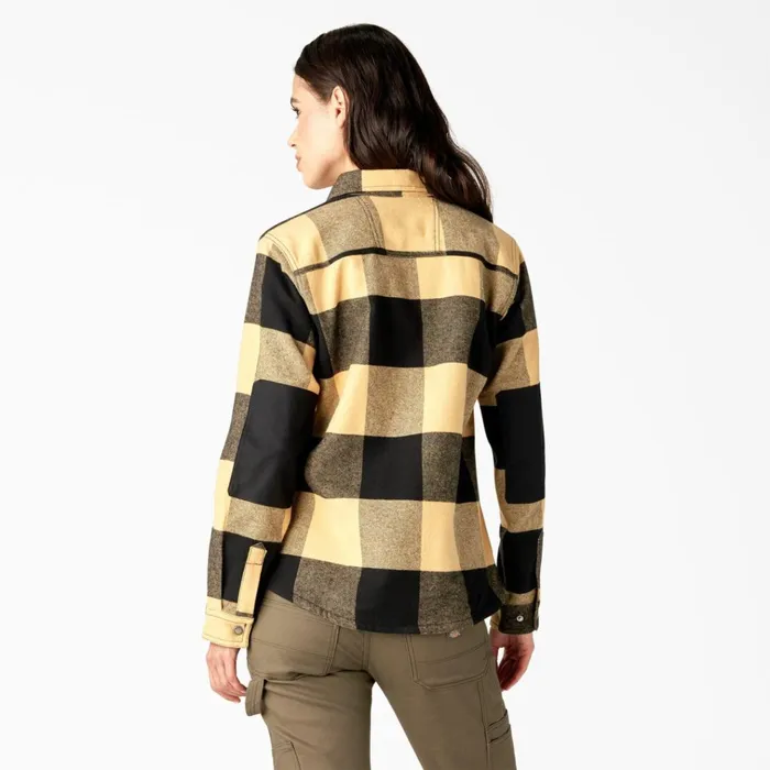 Womens DuraTech Renegade Flannel Shirt Nubuck Large Buffalo Plaid Nubuck Large Buffalo Plaid b2z Women Dickies Button Up Womens DuraTech Renegade Flannel Shirt Nubuck Large Buffalo Plaid Nubuck Large Buffalo Plaid b2z Women Dickies Button Up