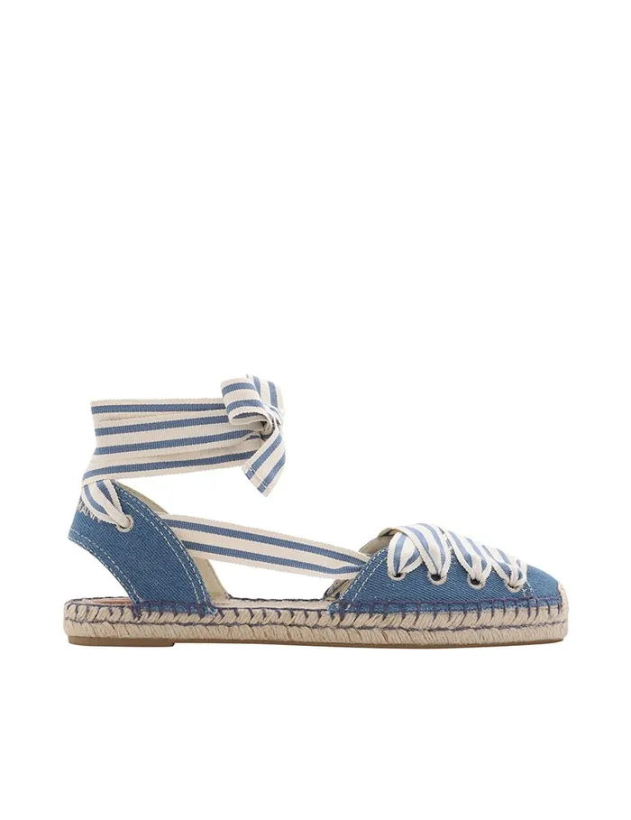 Women Sandals Zimmermann Sol Espadrille Denim
