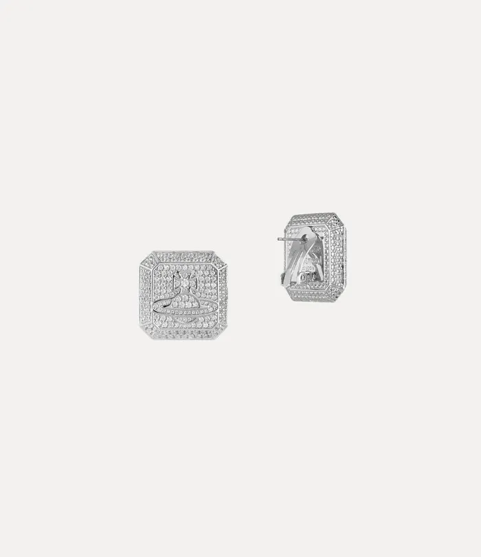 Women Shelley Clip Earrings Platinumwhitecz Vivienne Westwood Earrings Women Shelley Clip Earrings Platinumwhitecz Vivienne Westwood Earrings
