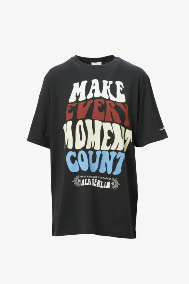 Women Shirts and Blouses Lala Berlin TShirt Collin Cotton Every Moment Multicolor