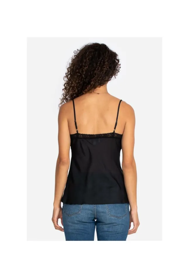 Women Short Slip Black Johnny Was Slips and Camis