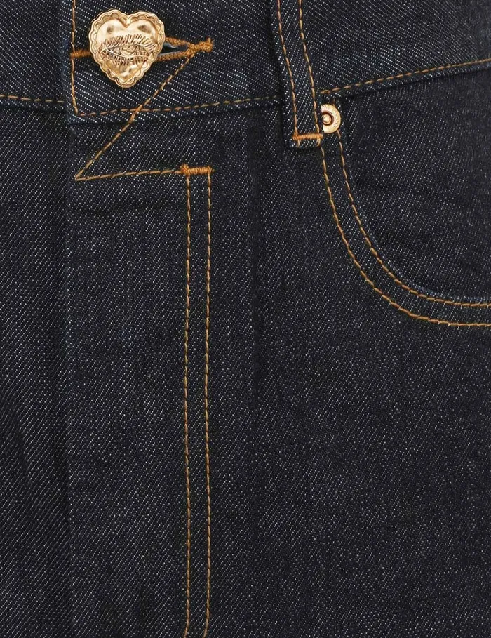 Women Shorts and Pants Zimmermann Crush Straight Jean Night Sky