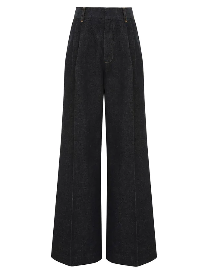 Women Shorts and Pants Zimmermann Illustration Denim Pant Night Sky