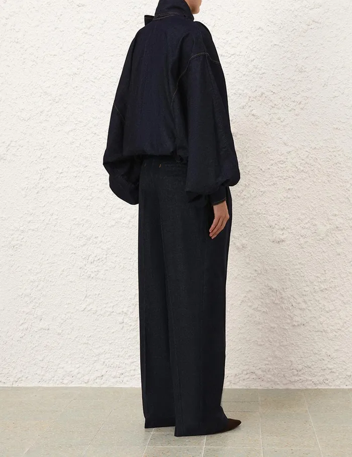 Women Shorts and Pants Zimmermann Illustration Denim Pant Night Sky