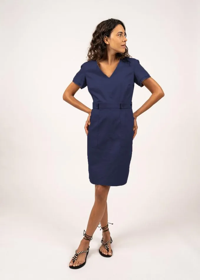 Women Summer Collection Saint James ALBENGA Navy