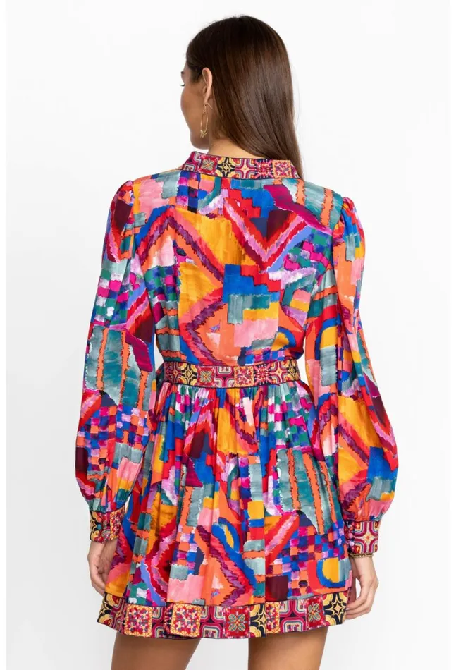 Women Summer Daydream Silk Mini Dress Summer Daydream Johnny Was Dresses